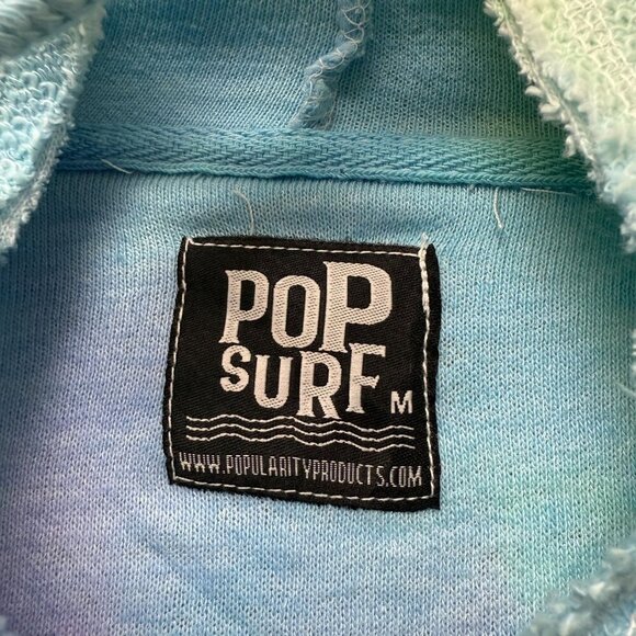 Pop Surf Hoodie Medium Point Pleasant NJ Tie Dye French Terry New Imperfect - Picture 4 of 9